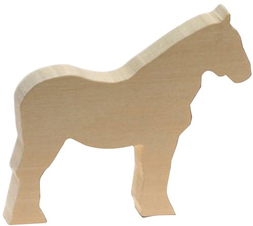 Corvus A600712 - Holzrohling Pony-Fohlen