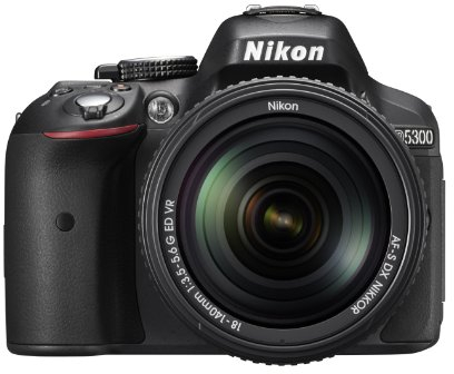 Nikon D5300 Appareil photo numérique réflex 24,2 Mpix Kit Objectif AF-S 18-140 mm Noir