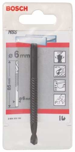 Bosch Pro Fräsbohrer HSS mit Feinhieb (Ø 6 mm)