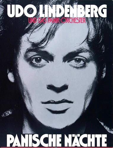 Udo Lindenberg - Panische Nächte 1977 - Poster Plakat Konzertposter