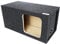 Atrend 12” Dual Vented Subwoofer/Speaker Enclosure Subwoofer Box Designed for Kicker Solo-Baric Model L5 & L7 Subwoofers – Nickel Finish Speaker Terminal - Improves Audio Quality, Sound & Bass