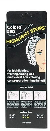 Colora Highlight Strips kurz 100 x 175 mm Strähnenpapier