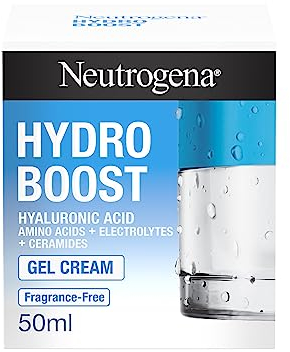 Neutrogena Hydro Boost Gel Creme Feuchtigkeitspflege mit Hyaluronsäure & Trehalose - Für trockene Haut - 50 ml