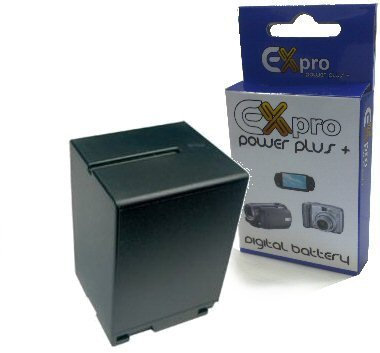 Ex-Pro JVC BN-VF733, BNVF733, BN-VF733U, BN-VF733UE, BN-VF733US, High Power Plus+ Replacment Lithium Li-on Digital Camera Battery for JVC Camcorders :- GZ-MG40-P, GZ-MG40-S, GZ-MG40E