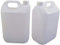5 Litre (1 Gallon) - Plastic Jerrican/Jerrycan with Handle - Pack of 2