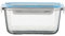 JENAER GLAS 118312 Transparente Quadratische Box mit einem Klick Deckel, 0,55 ltr