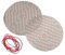 Dr. Oetker Deckchen-Set+Gummis, Papier, braun/weiß/rot, 16 x 16 x 0,1 cm, 8-Einheiten