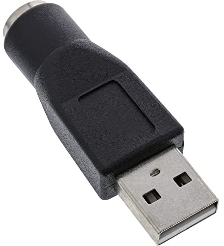 USB Adapter, InLine, USB Stecker A auf PS/2 Buchse