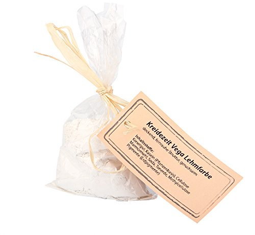 Kreidezeit Lehmfarbe Vega naturweiß Probe, 100 g
