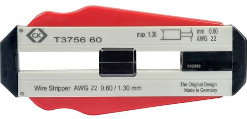 C.K Precision Wire Stripper 0,60 mm | 22 AWG | T3756 60 | for Fast and Simple Stripping