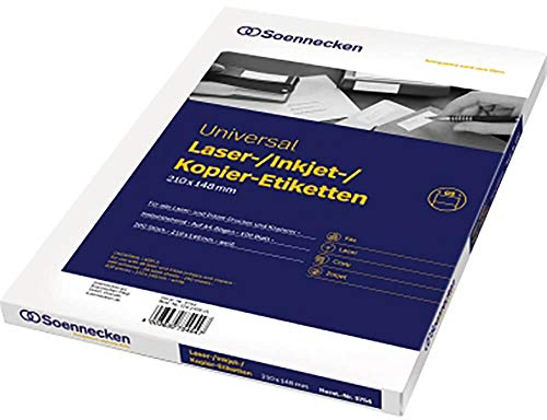 Soennecken Etikett 5754 210x148mm weiß 200 St./Pack.
