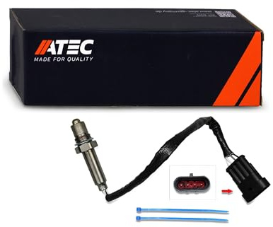 ATEC Germany Lambdasonde | Kompatibel mit: ABARTH 500 / 595 / 695, 500C / 595C / 695C, GRANDE PUNTO, ALFA ROMEO 147, GIULIETTA, MITO, BMW 3 Touring