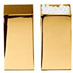 Decor Walther Kleiner, offener Kosmetikbehälter DW 352 (Gold)
