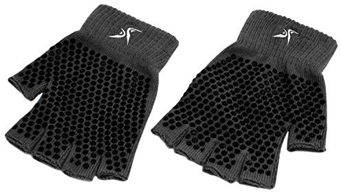 ProsourceFit Grippy Yoga Gloves Improve Your Yoga or Pilates Practice by Creating a Non-Slip Grip to Increase Stability and Reduce Sliding While Holding Poses