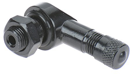 Ventil Felge 90 Grad 8,3mm schwarz Alu Winkelventil