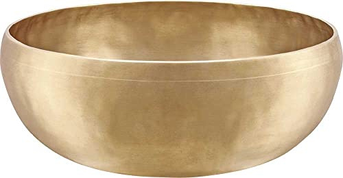 Bronze Singing Bowl with Felt Ring and Cover, Cosmos Series — MADE IN INDIA — For Meditation, Yoga and Sound Healing Therapy, 2-YEAR WARRANTY