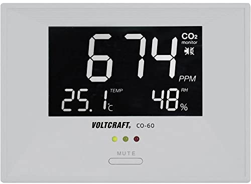 Voltcraft CO-60 Kohlendioxid-Messgerät 0-3000 ppm