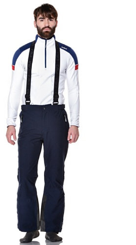 CMP - Herren-Latzhose, Schwarz Blau, 46