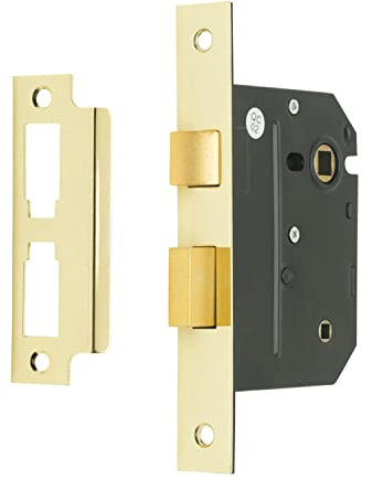 Sterling MLB330 3-inch/76mm 3-Lever Bathroom Sashlock - black