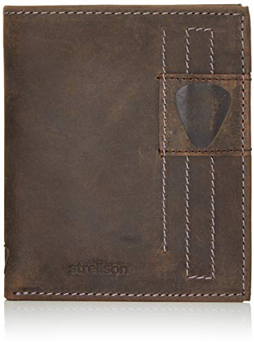 Strellson Richmond Billfold V12 4010001307 Herren Geldbörsen 11x13x1 cm (B x H x T),Braun (Dark Brown 702),11x13x1 cm (B x H x T)