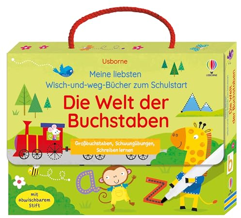 Meine liebsten Wisch-und-weg-Bücher zum Schulstart: Die Welt der Buchstaben: mit abwischbarem Stift – Koffer voller Lernspaß zum Thema Buchstaben – für Kinder ab 4 Jahren (Meine Wisch-und-weg-Bücher)