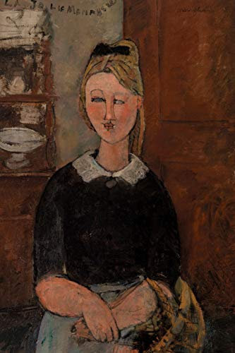 Art Journal: Amedeo Modigliani - The Pretty Housewife - Art Cover College Ruled Notebook | 110 Pages
