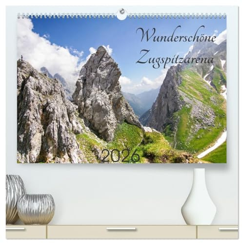 Wunderschöne Zugspitzarena (hochwertiger Premium Wandkalender 2026 DIN A2 quer), Kunstdruck in Hochglanz: Die Tiroler Zugspitzarena - mehr als nur ein Gipfel. (CALVENDO Natur)