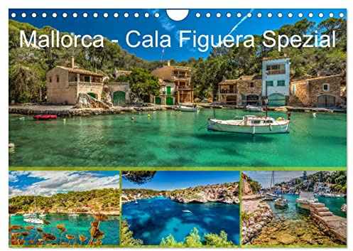 Mallorca - Cala Figuera Spezial (Wandkalender 2026 DIN A4 quer), CALVENDO Monatskalender: Mallorcas Naturhafen Cala Figuera in schönsten Bildern dargestellt (CALVENDO Orte)