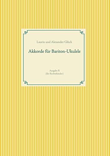 Akkorde für Bariton-Ukulele (G-Stimmung): Tabs, Grifftabellen. Ausgabe R für Rechtshänder