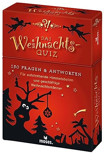 moses. Das Weihnachts-Quiz – 150 spannende Fragen und Antworten rund um Christkind, Weihnachtsmann & Co., Das Familienquiz für Advent und Weihnachten: ... Himmelsboten und geschäftige Weihnachtsmänner