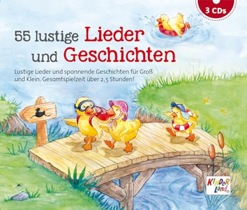 55 lustige Lieder und Geschichten: Paket mit 3 Audio-CDs