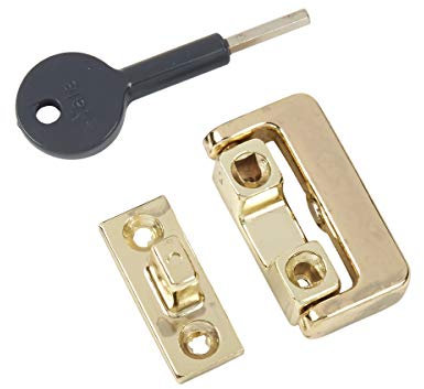 Yale Locks 8K101 Window Latch Electro Brass Finish Visi Pack