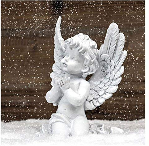 Ambiente Serviette Motiv : Angel - Engel im Schnee - 20 Servietten pro Packung, 33x33 cm
