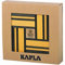Kapla 9000107 Holzplättchen 40er Box, gelb und 20 grün + Buch