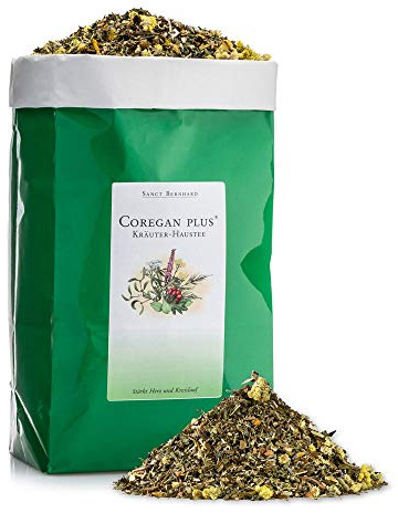 Sanct Bernhard Coregan plus Kräuter-Haustee mit Melisse, Baldrian, Weißdorn, Schachtelhalm 500 g