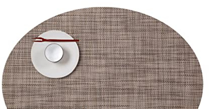 Chilewich Placemat Mini Basketweave Oval - Soapstone