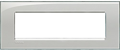 PLACCA Living Light Ice LNA4807KG Bticino Quadra 7 posti