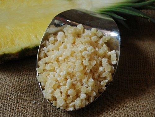 Naturix24 – Ananaswürfel, Ananasstücke getrocknet – 100g Beutel