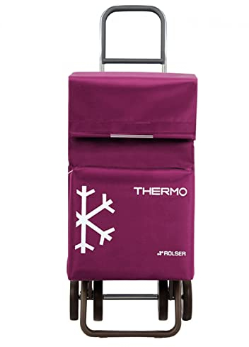 Rolser Termo Fresh MF Dos+2 - Carro de la compra de 4 ruedas, con bolsillo termo, Bassi