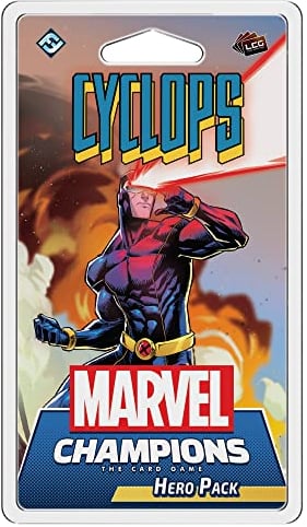 Marvel Champions The Card Game Cyclops Hero Pack – Superhelden-Strategiespiel, kooperatives Spiel für Kinder und Erwachsene, ab 14 Jahren, 1–4 Spieler, 45–90 Minuten Spielzeit, hergestellt von Fantasy