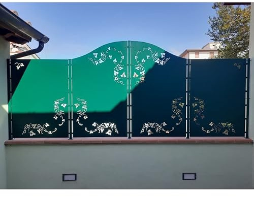 RINGHIERA in Ferro con disegno laser Realizzazioni Personalizzate cod. 1867 Detrazioni fino al 50%