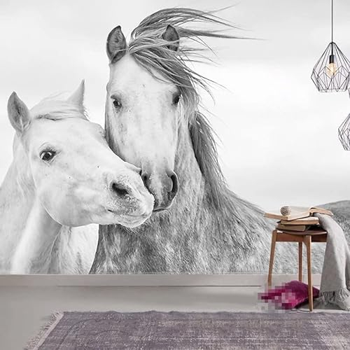kinder tapeten mädchen 315x232cm Pferd Tier 3D Foto Wallpaper Aufkleber Wandtattoo Wandaufkleber Wanddekorationen Wohnzimmer Poster Wandbild