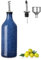 vancasso Keramik Olivenöl Spender Flasche, Steingut Flasche Spender mit Ausguss und Trichter für die Küche, Geeignet für die Lagerung von Öl, Essig, Kaffee Sirup & andere Flüssigkeiten, 20 Unzen, Blau