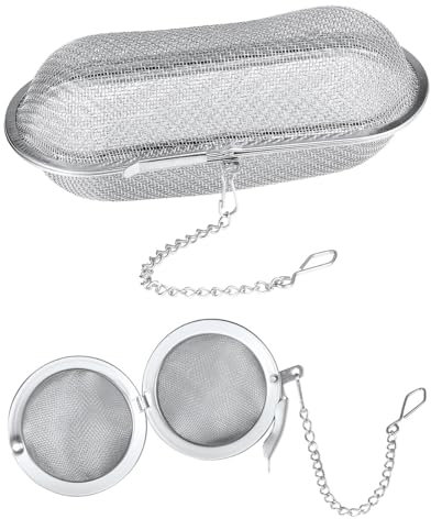 Sarini 2pcs Ultrasonic Cleaner Baskets Mesh Stainless Steel Parts Cleaning Basket with Lock Jewelry Steam Cleaner Basket