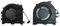 Power4Laptops Ventilador para Ordenadores portátiles (Par) Compatible con HP Pavilion Plus 14-eh0001ni
