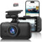 Miofive Car Camera 4K Resolution, 5G WiFi & Bluetooth, GPS Dash Cam, 3 IPS Screen, G-sensor, Night Vision, Loop Recording, HDR, App Control, and Supports up to 512GB with a Free 32G Card Included
