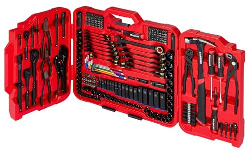 STARWORK True MechanicTM 306-Piece Mechanics Tool Set and Socket Set, Comprehensive Tool Kit, Automotive Repair Tool Set, Professional