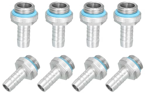 QUARKZMAN 8 Pz G1/4 Beslag G1/4 Gänga Med OD-munstycke 8mm Beslag | För PC-rör, För PC-vattenkylningssystem Tillbehör
