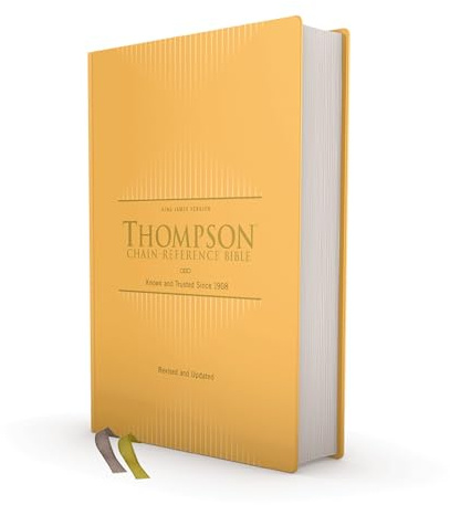 KJV, Thompson Chain-Reference Bible, Hardcover, Yellow Gold, Red Letter, Comfort Print
