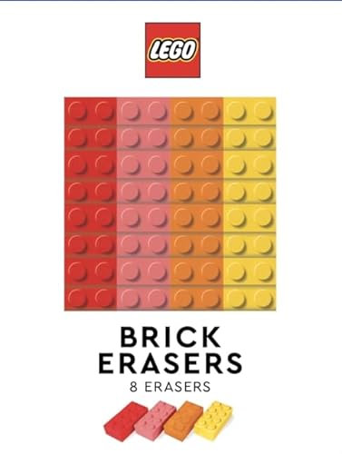 Lego Brick Erasers Multicolor